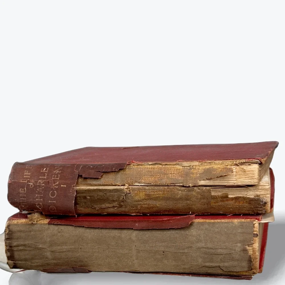 Life of Charles Dickens John Forster 2 Vol Set‎ 1899 Gadshill Chapman Hall